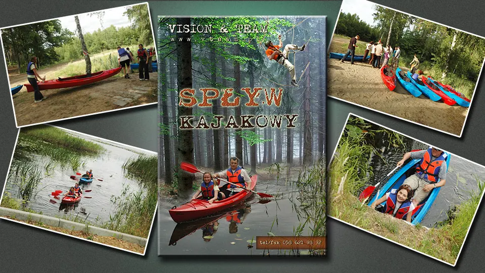 Plakat scenariusza Spływ kajakowy – Vision & Team
