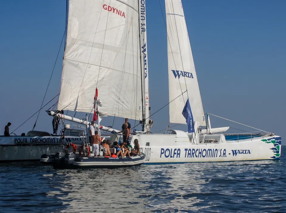 Impreza integracyjna na wodzie dla firm Warta i Polfarma